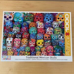 TRADITIONAL MEXICAN SKULLS PUZZLE - 1000 PIECES